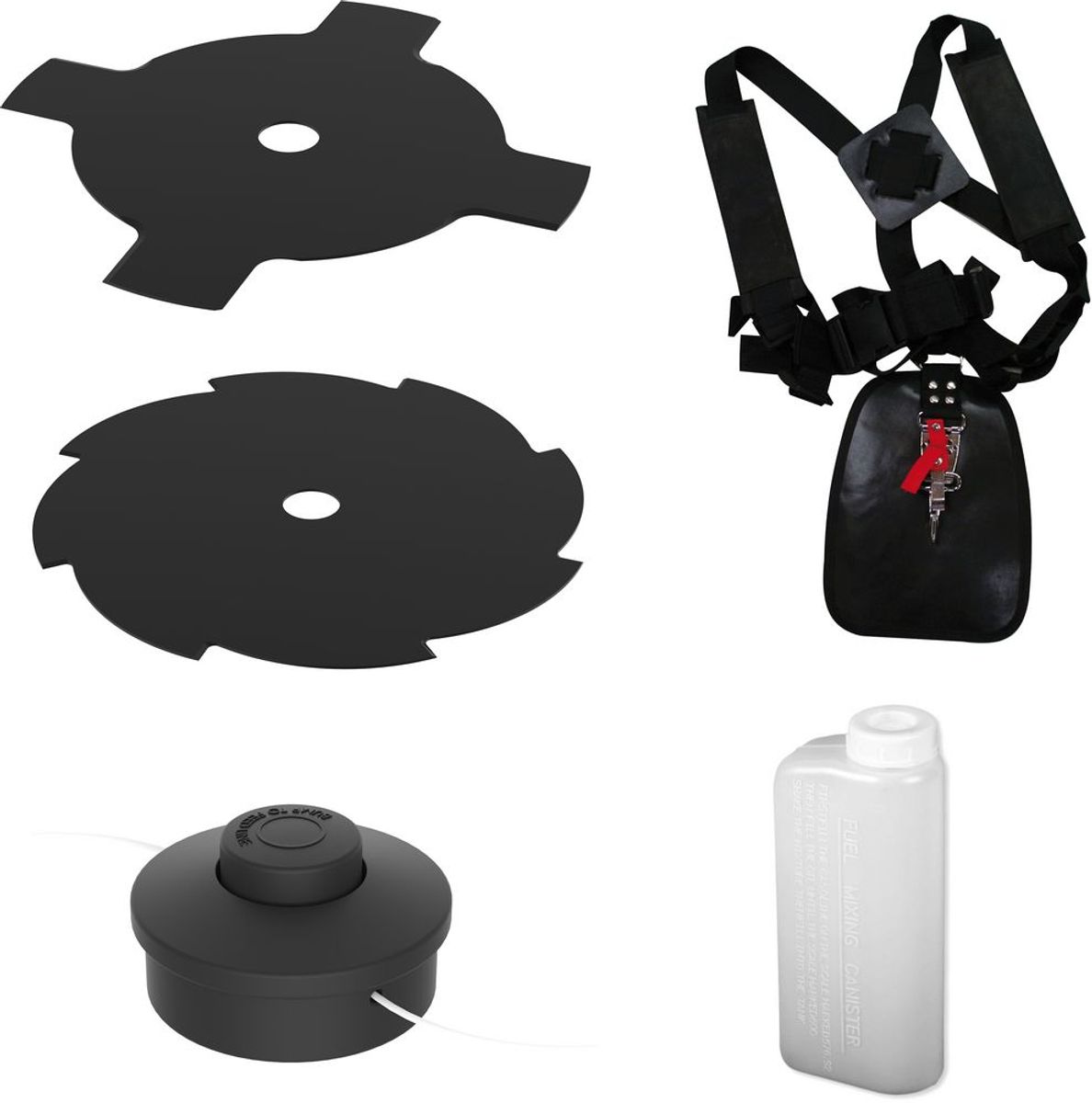 Güde Tyskland 52cc / 2HK Bensin Ryddesag / trimmer - Bæresele + Flere blad